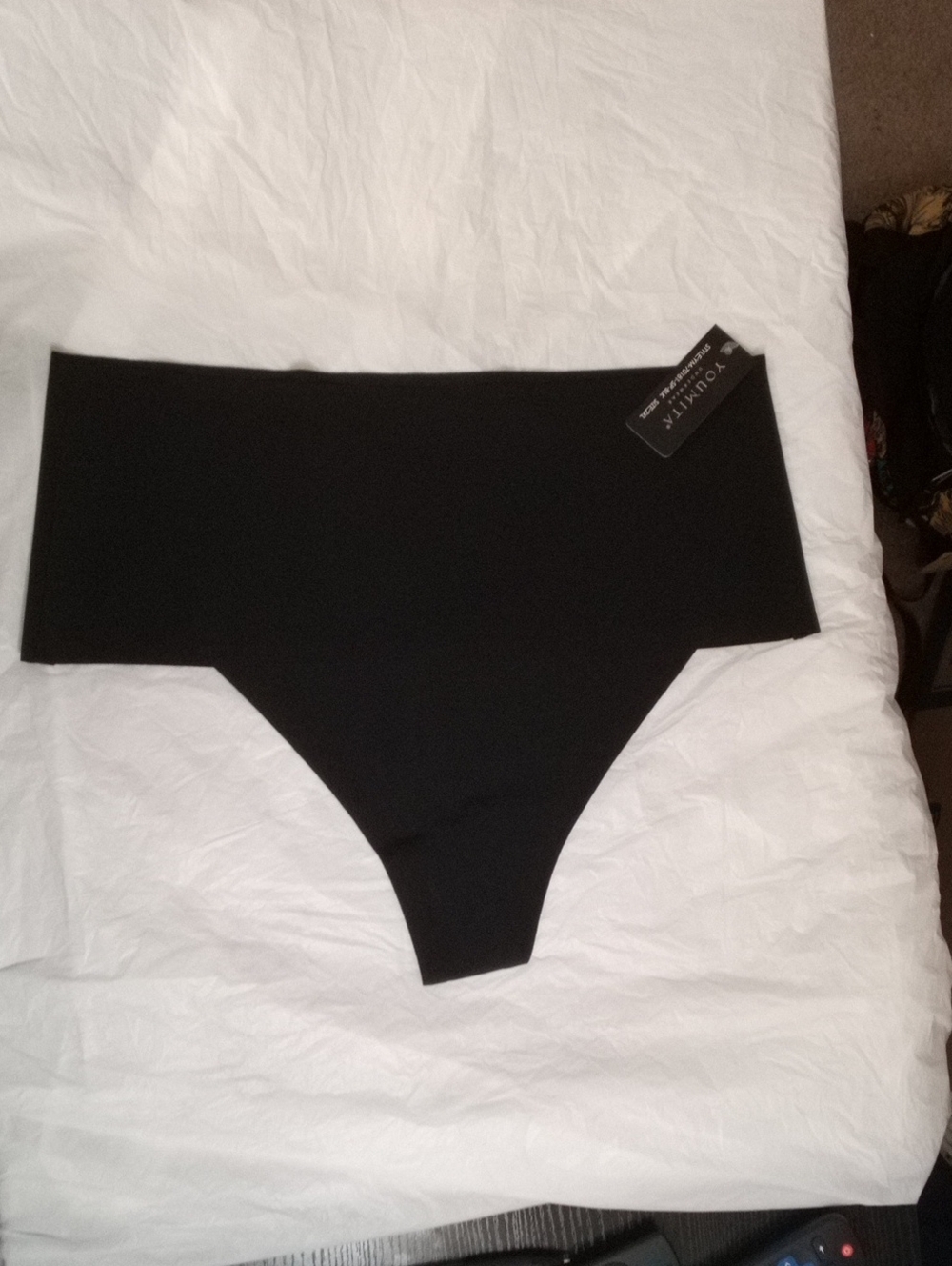 Youmita 2XL Black Shape wear Thong NWT